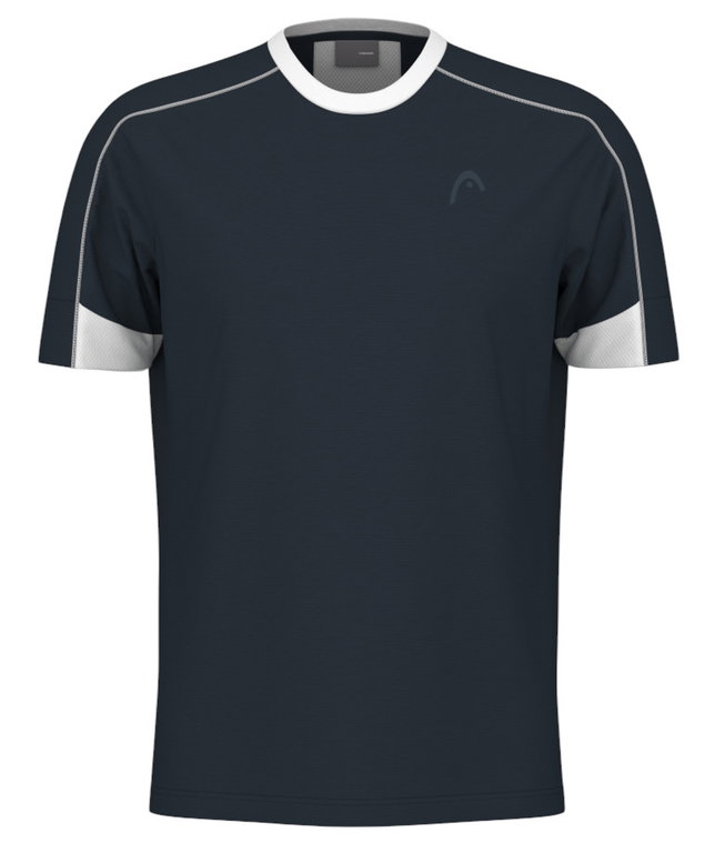 Head Tennis-Tshirt Play Tech (Moisture Transfer Microfiber Technologie) 2025 navyblau Herren