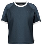 Head Tennis-Tshirt Play Tech (Moisture Transfer Microfiber Technologie) navyblau Damen