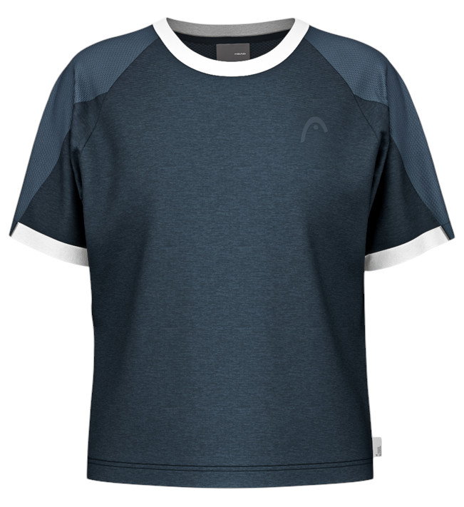 Head Tennis-Tshirt Play Tech (Moisture Transfer Microfiber Technologie) navyblau Damen