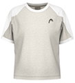 Head Tennis-Tshirt Play Tech (Moisture Transfer Microfiber Technologie) grau Damen