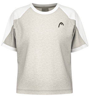 Head Tennis-Tshirt Play Tech (Moisture Transfer Microfiber Technologie) grau Damen