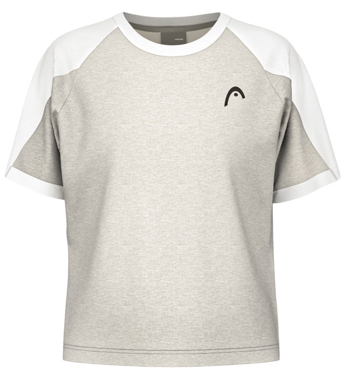 Head Tennis-Tshirt Play Tech (Moisture Transfer Microfiber Technologie) grau Damen