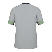 Head Tennis T-shirt Play Tech (breathable, mesh inserts) grey/green Men