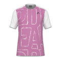 Head Tennis-Tshirt Play Tech II (atmungsaktiv, Mesh-Einsätze) weiss/pink Herren