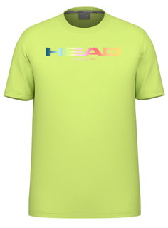Head Tennis-Tshirt Rainbow (Mischgewebe, feuchtigkeitsabsorbierend) 2025 limegelb Herren