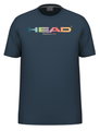 Head Tennis-Tshirt Rainbow (Mischgewebe, feuchtigkeitsabsorbierend) 2025 navyblau Herren