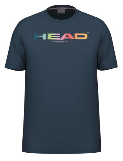 Head Tennis-Tshirt Rainbow (Mischgewebe, feuchtigkeitsabsorbierend) 2025 navyblau Herren