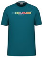 Head Tennis-Tshirt Rainbow (Mischgewebe, feuchtigkeitsabsorbierend) 2025 tealblau Herren