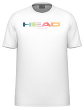 Head Tennis T-shirt Rainbow (mixed fabric, moisture-absorbing) 2025 white men's