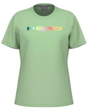 Head Tennis T-shirt Rainbow (mixed fabric) green ladies