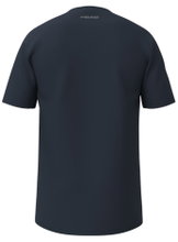 Head Tennis T-shirt Simple (100% Polyester) 2025 navy blue Men's