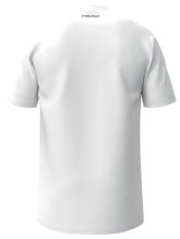 Head Tennis T-shirt Simple (100% Polyester) 2025 white Men's