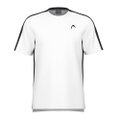 Head Tennis-Tshirt Slice 2024 (atmungsaktiv, Mesh-Einsätze) weiss Jungen