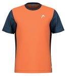Head Tennis-Tshirt Slice (feuchtigkeitsabsorbierend) 2025 orange/navyblau Herren