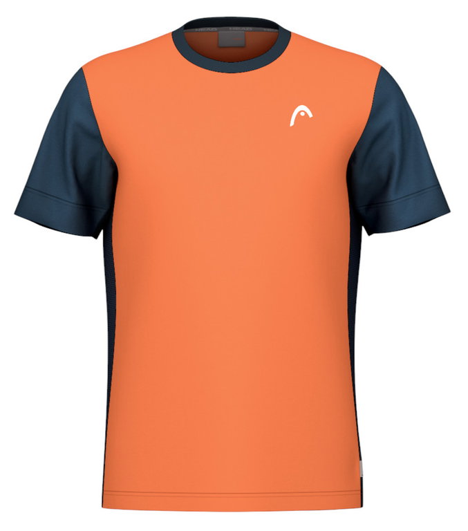Head Tennis-Tshirt Slice (feuchtigkeitsabsorbierend) 2025 orange/navyblau Herren