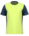 Head Tennis-Tshirt Slice (feuchtigkeitsabsorbierend) 2025 limegelb Herren