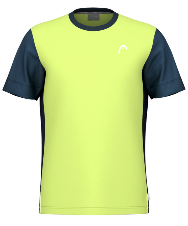 Head Tennis-Tshirt Slice (feuchtigkeitsabsorbierend) 2025 limegelb Herren