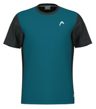 Head Tennis T-shirt Slice (moisture-wicking) 2025 teal blue men's