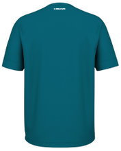 Head Tennis T-shirt Slice II (moisture-wicking) teal blue men's