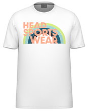 Head Tennis T-shirt Vision (moisture-wicking) 2025 white men's