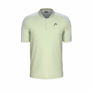 Head Tennis Polo Play Tech (Mesh Inserts, Moisture-Wicking) 2026 Light Green Men's