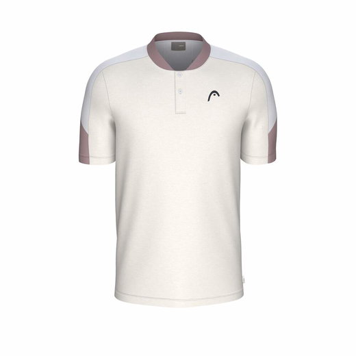 Head Tennis-Polo Play Tech (Mesh-Einsätze, feuchtigkeitsabsorbierend) 2026 weiss Herren