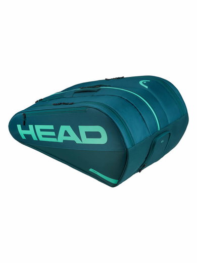 Head Tennis-Racketbag Tour Racquet Bag XL (Schlägertasche, 3 Hauptfächer) 2026 tealgrün 12er