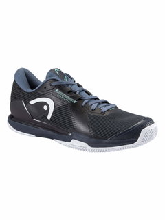 Buty tenisowe Head Sprint Pro 4.0 na nawierzchnię ceglaną/piaskową 2026 ciemnoniebieskie męskie