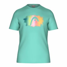 Head Tennis T-shirt Club Carl (mixed fabric, moisture-wicking) 2026 turquoise blue men's