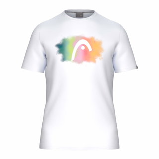 Head Tennis T-shirt Club Carl (mixed fabric, moisture-wicking) 2026 white men's