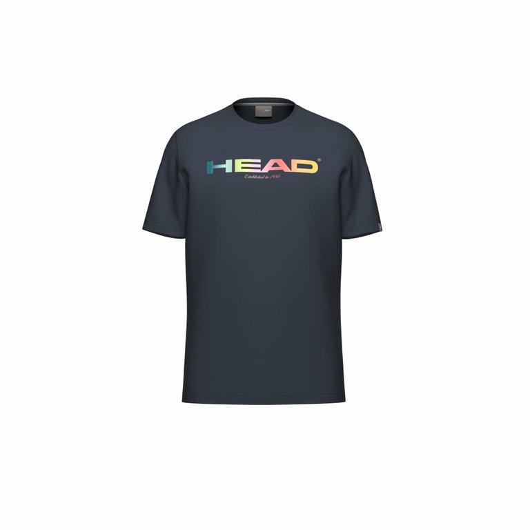 Head Tennis-Tshirt Rainbow Junior (Mischgewebe) navyblau Jungen