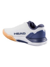Head Tennis Shoes Revolt Pro 5.0 Clay/Sand Court White/Dark Blue/Orange Ladies