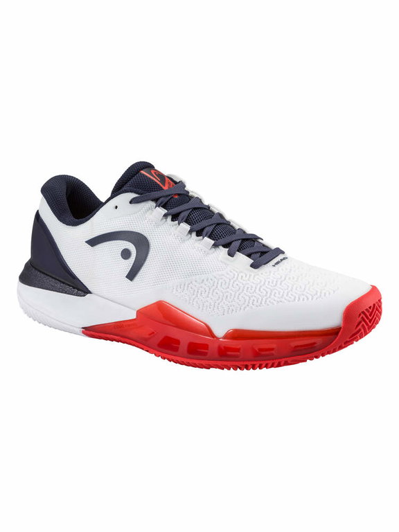 Head Tennisschuhe Revolt Pro 5.0 Clay/Sandplatz 2026 weiss/navyblau/rot Herren
