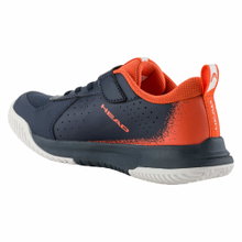 Head Tennis Shoes Sprint Velcro 4.0 (Velcro Fastening, All Court) Dark Blue/Red Toddlers
