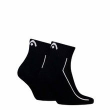 Head Tennis Socks 2P Performance Quarter (Mixed Fabric) black - 2 pairs