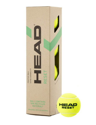 Head Tennisbälle Reset (drucklos) gelb Dose 4er