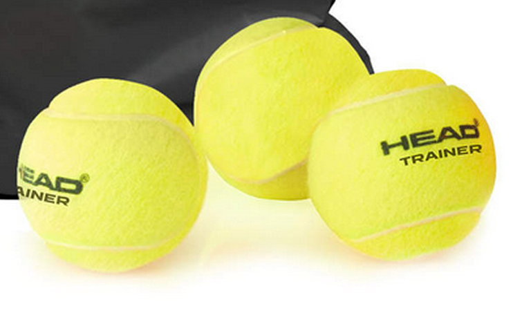 Head Trainer Tennisball (drucklos) gelb - 1 Ball