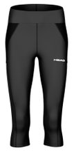 Head Tennis Trousers Tech 3/4 Tights (high waistband) 2025 black ladies