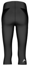 Head Tennis Trousers Tech 3/4 Tights (high waistband) 2025 black ladies