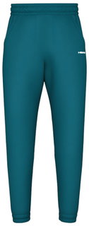 Head Tennis Trousers Breaker Pants (100% Polyester) long teal blue men's