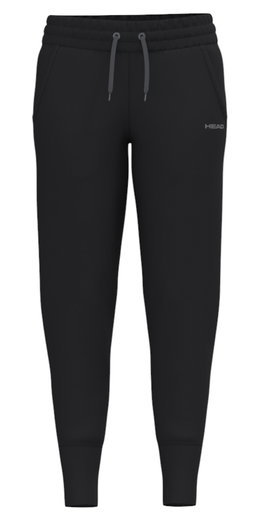 Head Tennishose Club Original (elastischer Bund) lang schwarz Damen