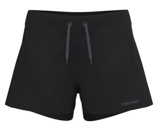 Head Tennishose Club Original (Mischgewebe) kurz schwarz Mädchen