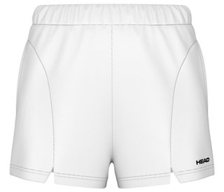 Head Tennishose Dynamic (4-Wege-Stretch) kurz weiss Damen