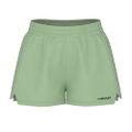 Head Tennishose Play Short (elastischer Bund) kurz grün Damen
