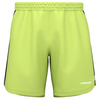 Head Tennishose Power Short (4-Wege-Stretch, feuchtigkeitsabsorbierend) 2025 kurz limegelb Herren