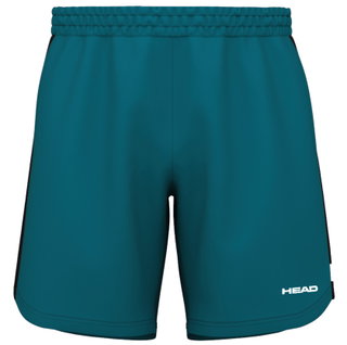 Head Tennishose Power Short (4-Wege-Stretch, feuchtigkeitsabsorbierend) 2025 kurz tealblau Herren