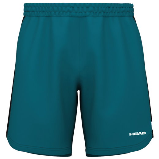 Head Tennishose Power Short (4-Wege-Stretch, feuchtigkeitsabsorbierend) 2025 kurz tealblau Herren