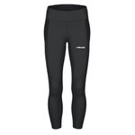 Head Tennishose Tech Tight (hoher Bund, elastisches Material) lang schwarz Damen