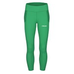 Head Tennishose Tech Tight (hoher Bund, elastisches Material) lang grün Damen