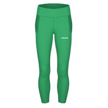 Head Tennishose Tech Tight (hoher Bund, elastisches Material) lang grün Damen